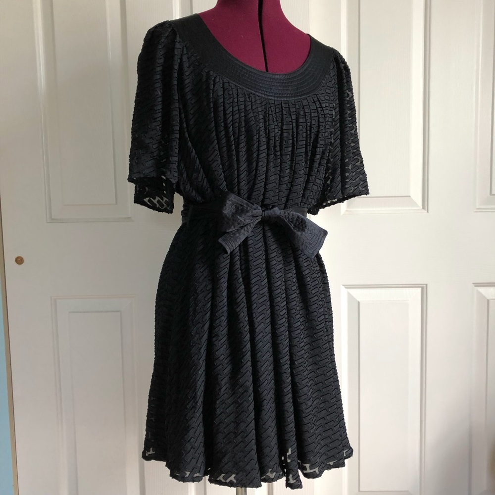Catherine Malandrino Black Midi Dress Size 4